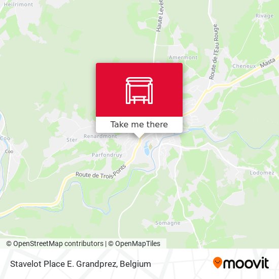 Stavelot Place E. Grandprez plan