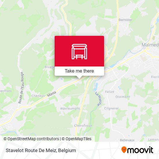 Stavelot Route De Meiz plan