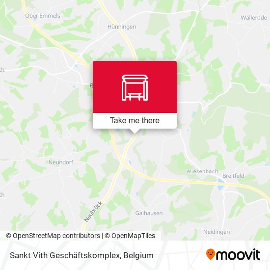 Sankt Vith Geschäftskomplex map