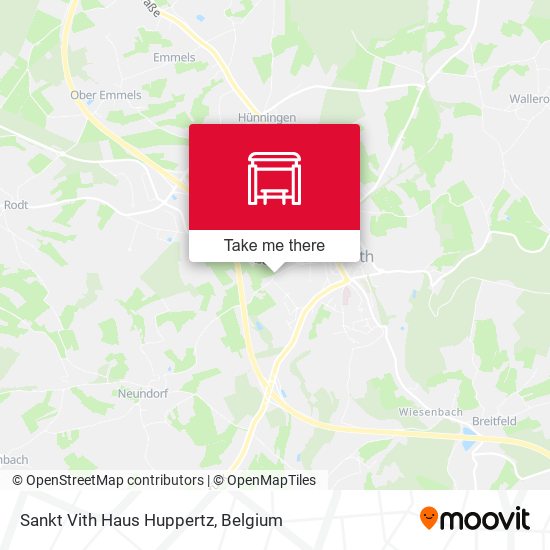 Sankt Vith Haus Huppertz map