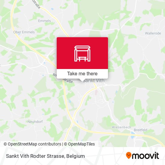 Sankt Vith Rodter Strasse map