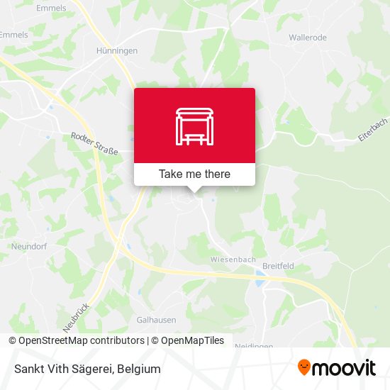 Sankt Vith Sägerei map