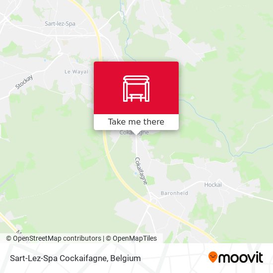 Sart-Lez-Spa Cockaifagne map