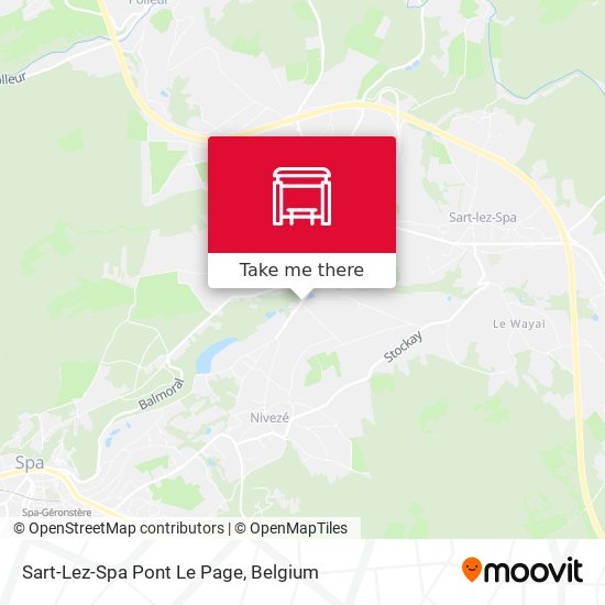 Sart-Lez-Spa Pont Le Page map
