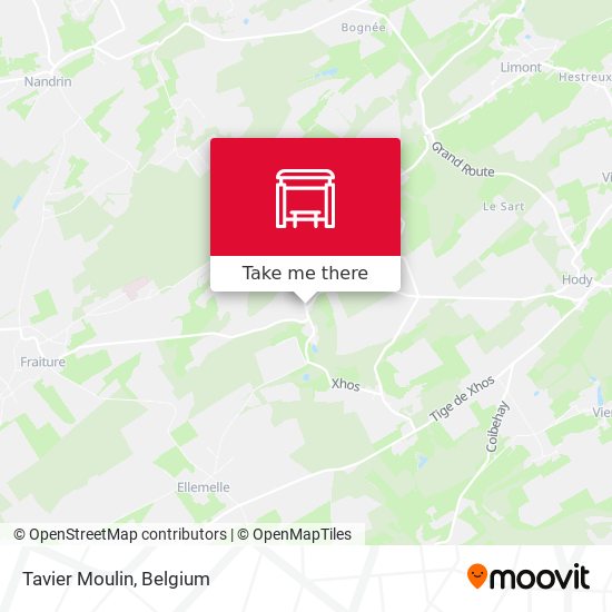 Tavier Moulin map