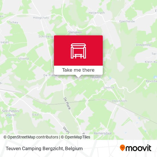 Teuven Camping Bergzicht map