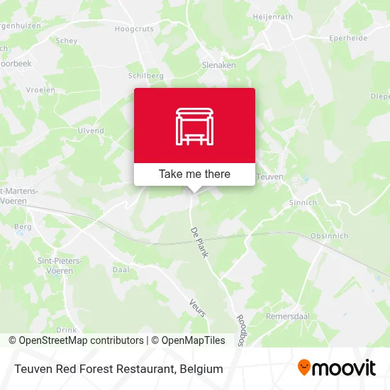 Teuven Red Forest Restaurant map
