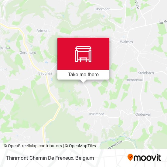 Thirimont Chemin De Freneux map