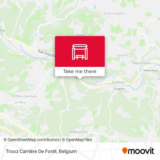 Trooz Carrière De Forêt plan