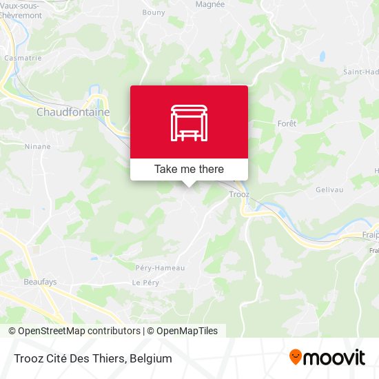 Trooz Cité Des Thiers plan