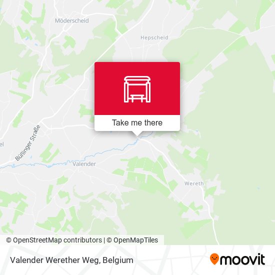 Valender Werether Weg plan