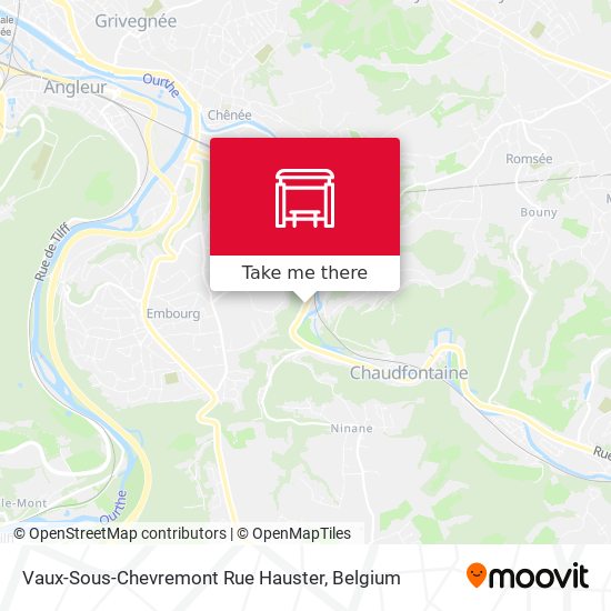 Vaux-Sous-Chevremont Rue Hauster plan