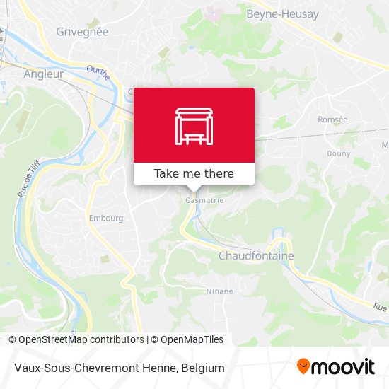 Vaux-Sous-Chevremont Henne map