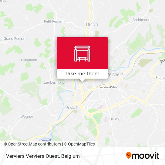 Verviers Verviers Ouest plan