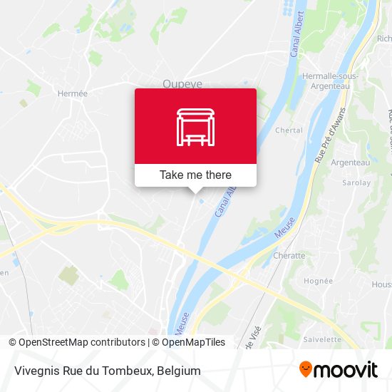 Vivegnis Rue du Tombeux map