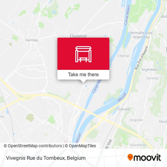 Vivegnis Rue du Tombeux plan