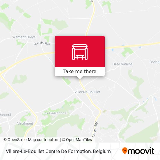 Villers-Le-Bouillet Centre De Formation plan
