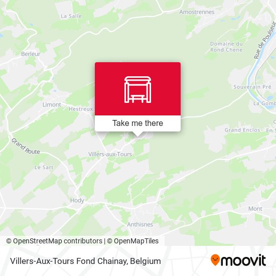 Villers-Aux-Tours Fond Chainay map