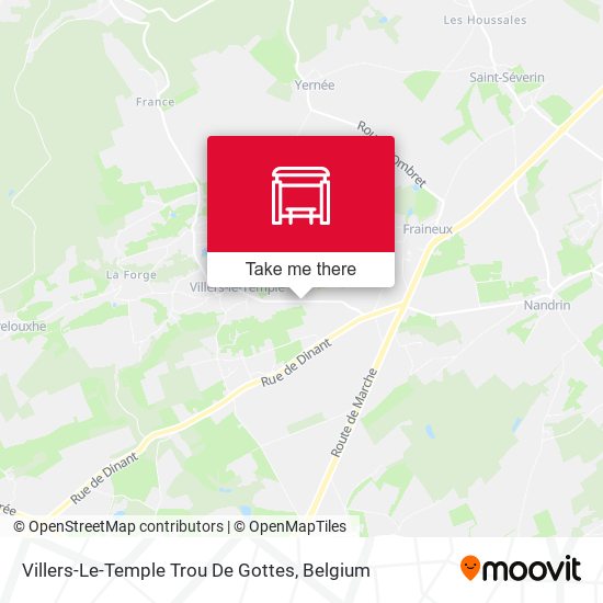 Villers-Le-Temple Trou De Gottes map