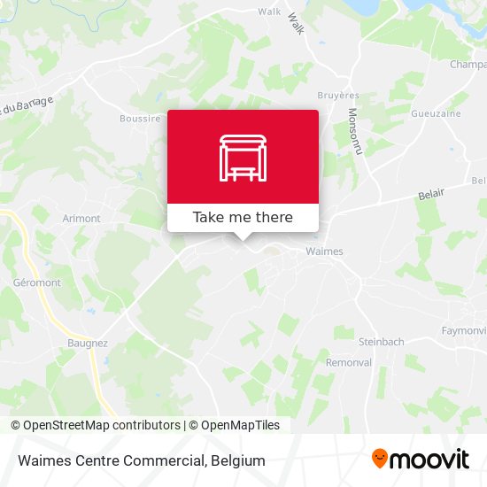 Waimes Centre Commercial map