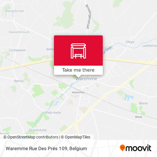 Waremme Rue Des Prés 109 map