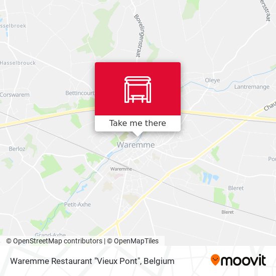 Waremme Restaurant "Vieux Pont" map