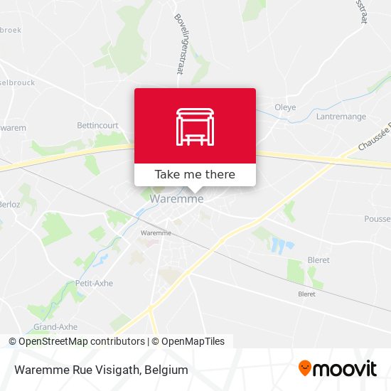 Waremme Rue Visigath plan