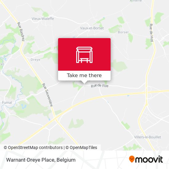 Warnant-Dreye Place plan