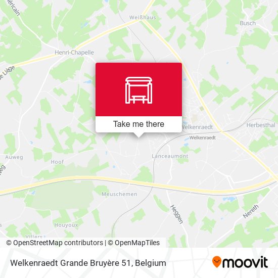 Welkenraedt Grande Bruyère 51 map