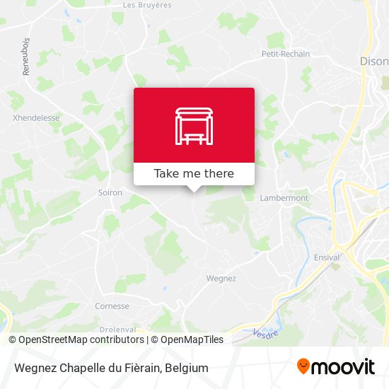 Wegnez Chapelle du Fièrain plan