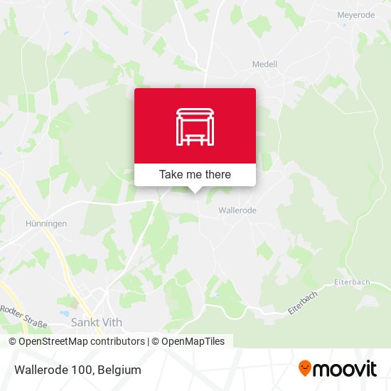 Wallerode 100 map