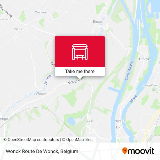 Wonck Route De Wonck map