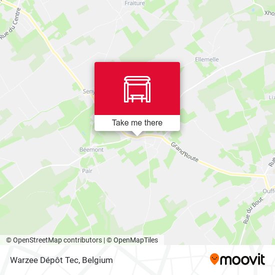 Warzee Dépôt Tec map
