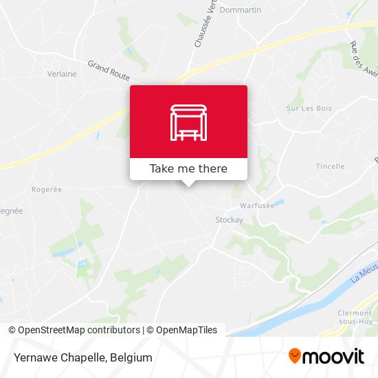 Yernawe Chapelle map