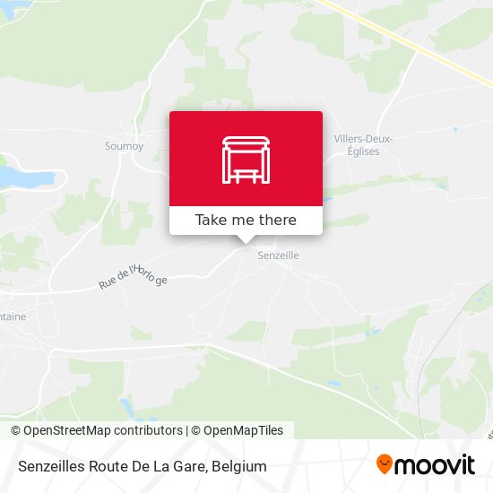 Senzeilles Route De La Gare map