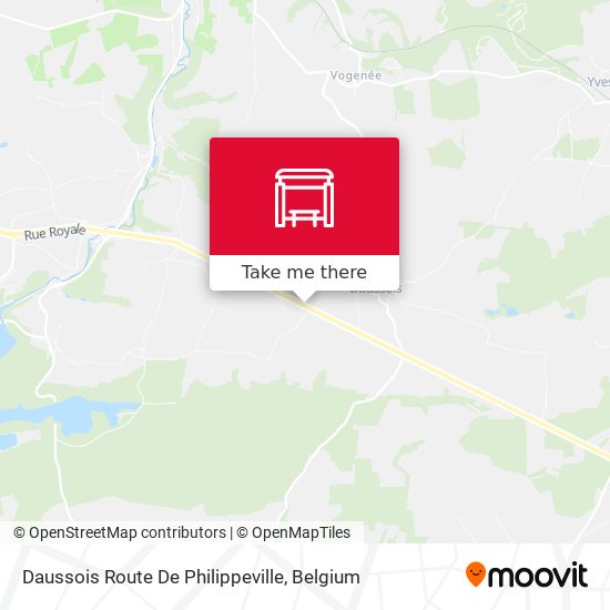 Daussois Route De Philippeville map