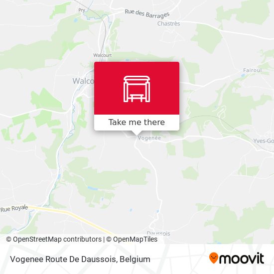 Vogenee Route De Daussois plan