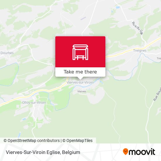 Vierves-Sur-Viroin Eglise map