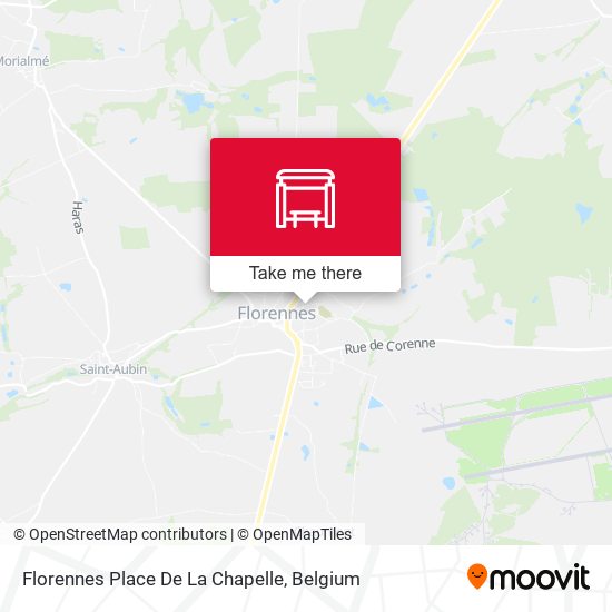 Florennes Place De La Chapelle map