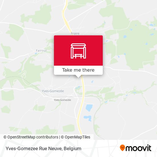 Yves-Gomezee Rue Neuve map