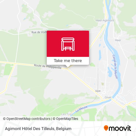 Agimont Hôtel Des Tilleuls plan