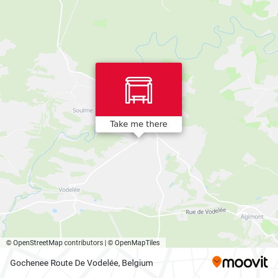 Gochenee Route De Vodelée map