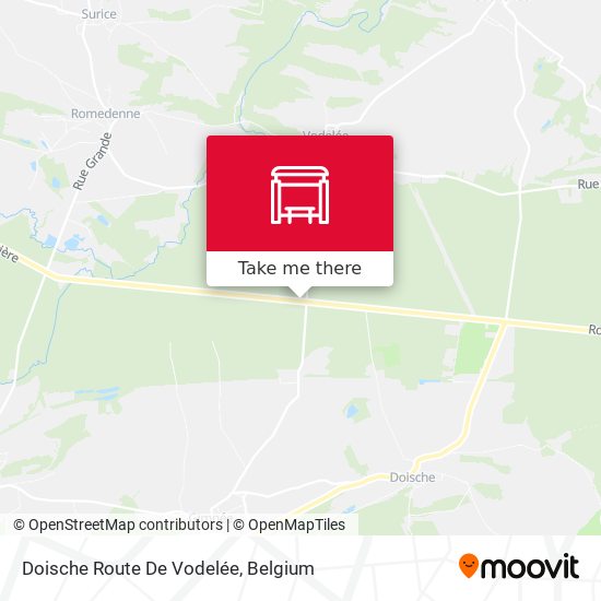 Doische Route De Vodelée map