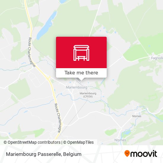 Mariembourg Passerelle map