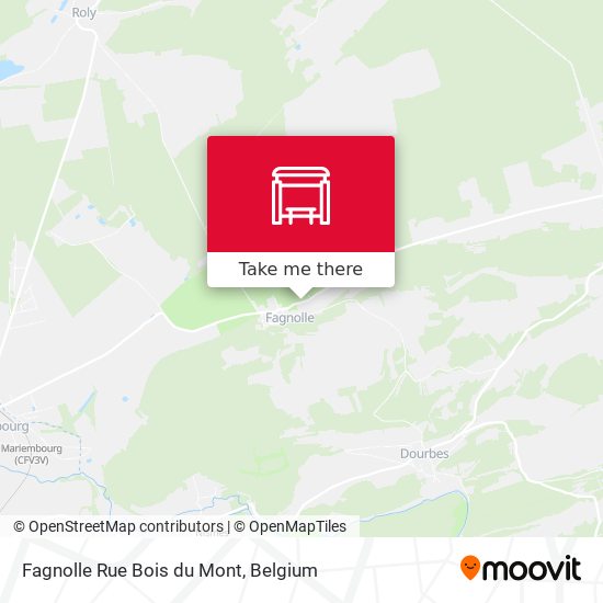 Fagnolle Rue Bois du Mont map