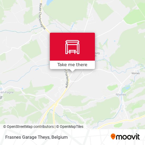 Frasnes Garage Theys map