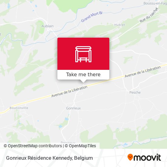Gonrieux Résidence Kennedy map
