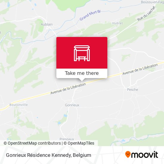 Gonrieux Résidence Kennedy map
