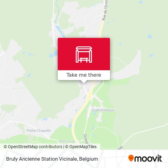 Bruly Ancienne Station Vicinale map