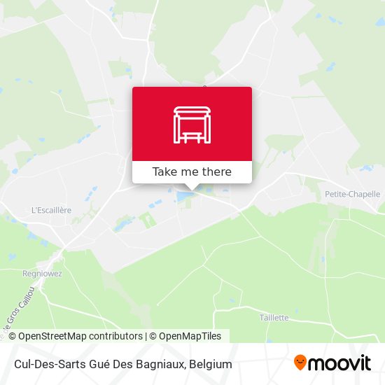 Cul-Des-Sarts Gué Des Bagniaux plan
